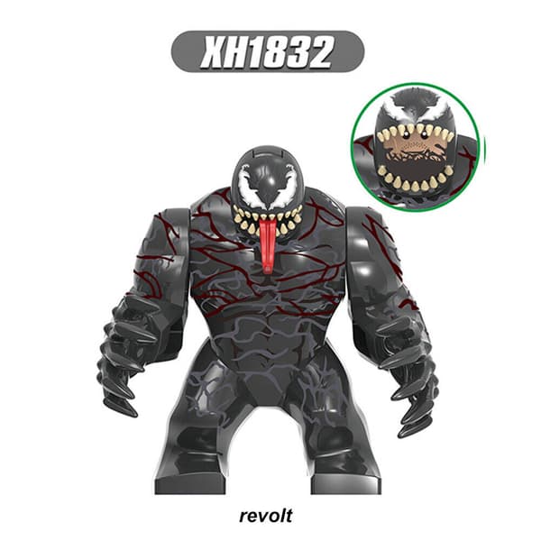 VENOM LARGE, 7,5 cm, Brugerdefineret Minifigur Byggeklods Julegave 1911