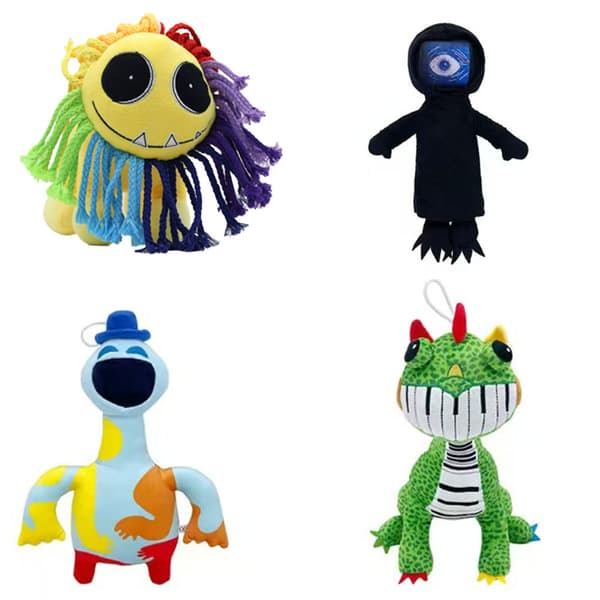 Poppy 4 Spel Docka Gummiman Mjukisdocka Independent vacuum compression Q version rubber man