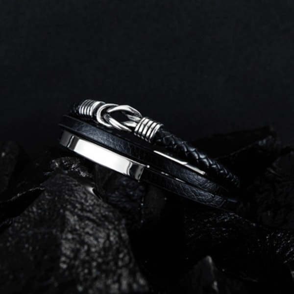 Læderarmbånd til mænd - Ægte læderarmbånd