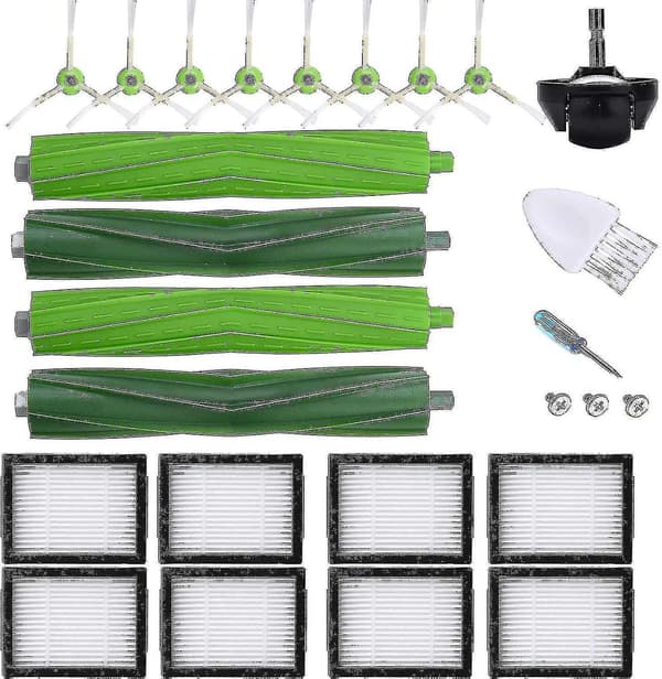 21 Varaosaa iRobot Roomba E5 E6 I6 + I3 + I4 + I7 + I8 - Täydellinen