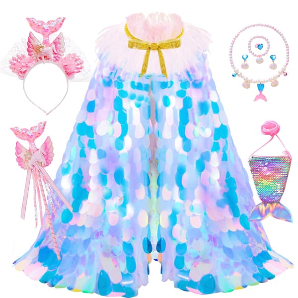 Paillet-kappe og prinsessekrone-sæt til piger til fotorekvisitter og kostumer CAP-H01 Crown Set 4 One size fits all children
