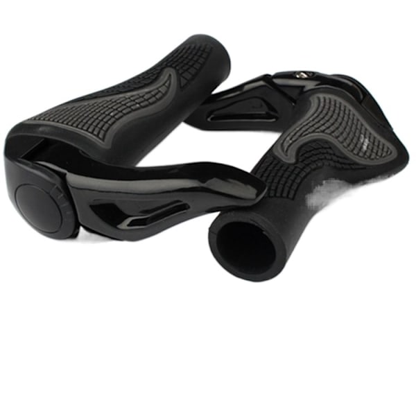 Cykelframstyre universellt mountainbike-styre handskar fårhorn styre silikongummi grepp styre tillbehör black