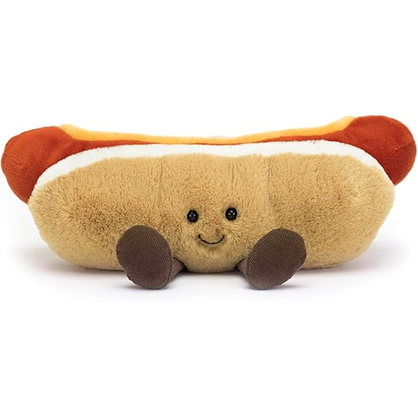 Jellycat Amusable Hot Dog samlerobjekt plysdekoration