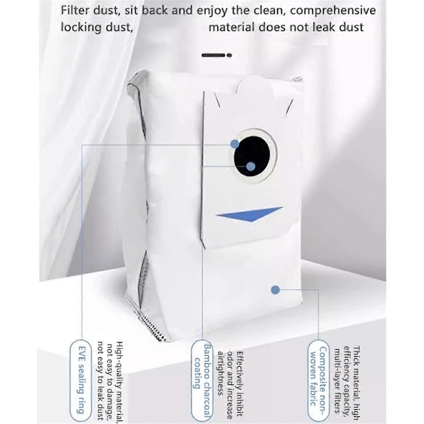 ST Pölypussit Ecovacs Deebot X5 Pro/ X5 Omni/ X2 Omni(FQ) -malleille