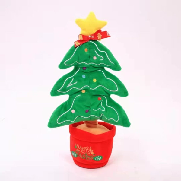 Dansende legetøj, der gentager det du siger! Juledukke christmas tree