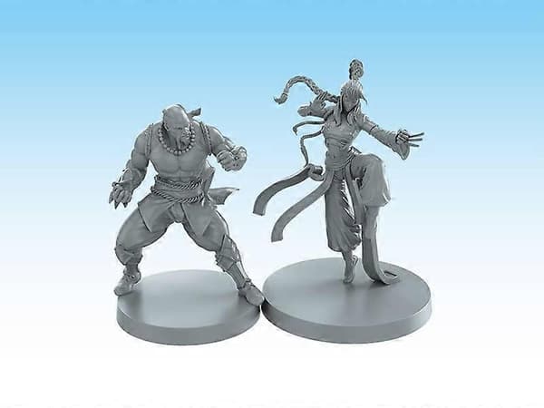 Sword & Sorcery: Genrju & Shakiko Heltepakke - Hvid/sort munk