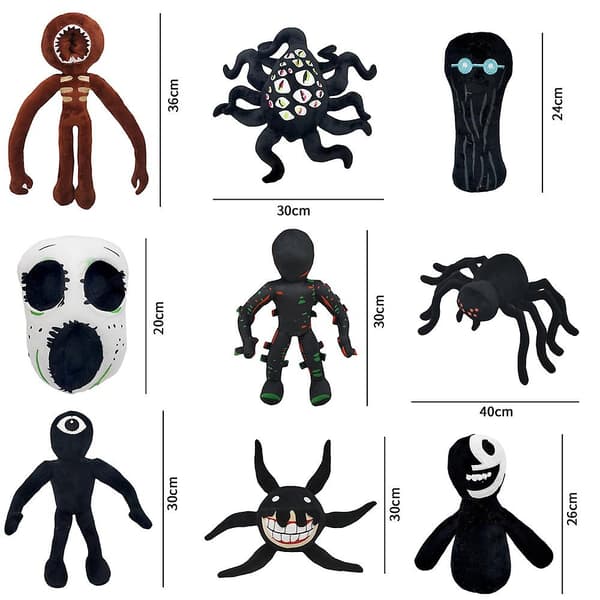 Roblox Doors Dockor Plyschfigurer Gosedjur för Barn och Vuxna Present - Perfekt