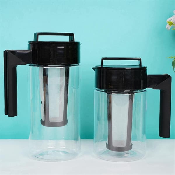 2000ml Kaldbrygger for iskaffe med lufttett lukking og håndtak