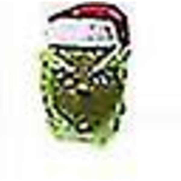 Grinch-kostym Jul Cosplay Vuxen Tomte Kostym Set + Mask Endast Mask Mask only ONE SIZE