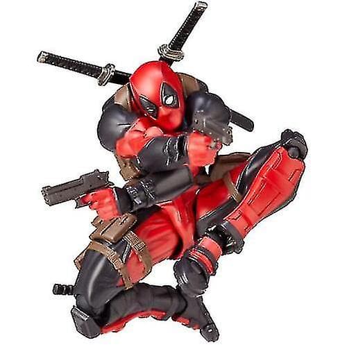 Marvel Legends X-men No. 001 Deadpool Actionfigur Fantastisk Revoltech Kaiyodo Leksak