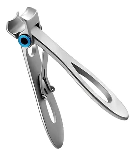 Extra stor tånagelklippare för tjocka naglar, kraftiga professionella hemverktyg Silver