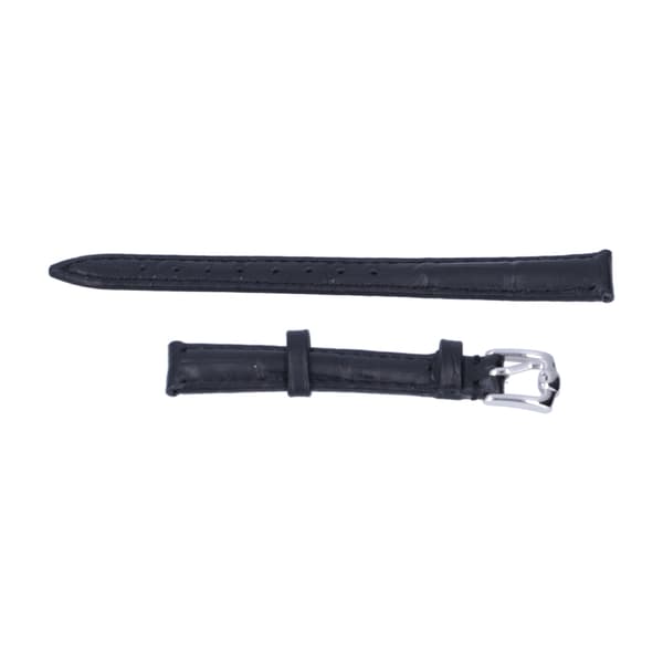 Urrem med spænde, udskiftning, unisex, reservedele, tilbehør, sort 12 mm / 0,47 tommer
