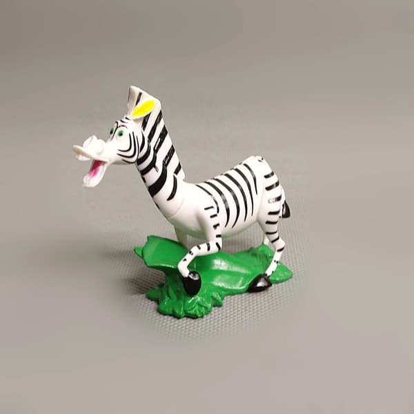 4 stk./sæt Madagaskar Dyr Løve Zebra Giraf Samling Actionlegetøj Model Dukker Anime Figur Børn Gave A