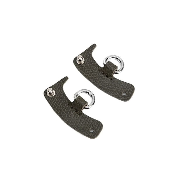 Handväska med rem i äkta läder Bälten GRÖN SPÄNNE - hög kvalitet Green Buckle