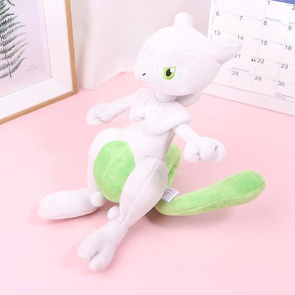 Mjuka Leksaker Anime Mewtwo Stående Gosedjur Samlardockor Julklapp