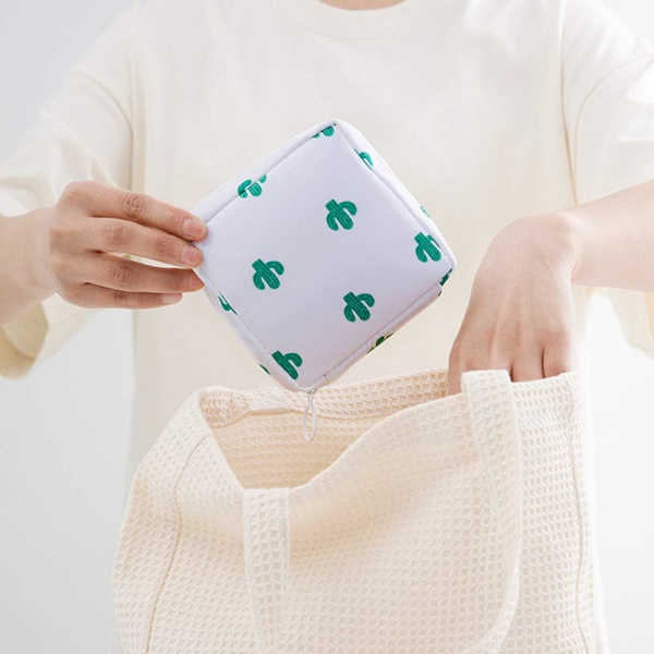 Shenxiao oppbevaringspose for sanitetsbind, bærbar menstruasjonspose