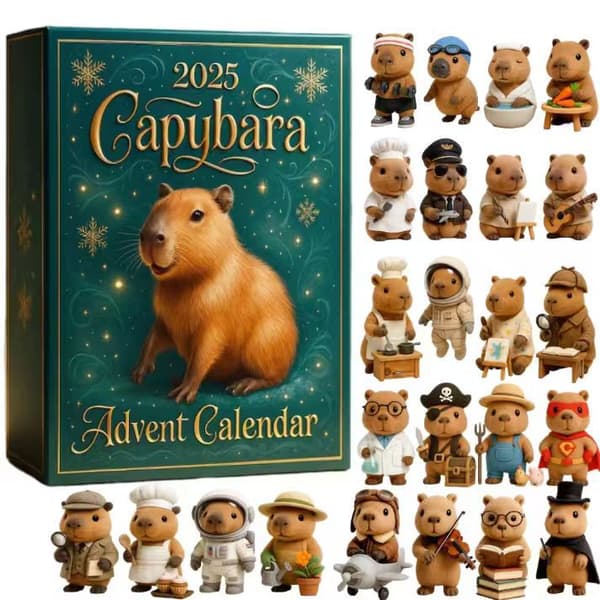 Capybara Adventskalender, Akryl-nøkkelringer
