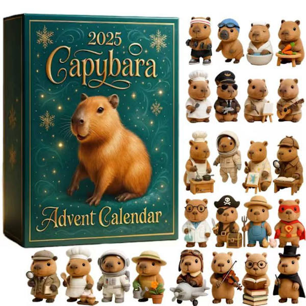 Capybara Julekalender, Akryl nøgleringe