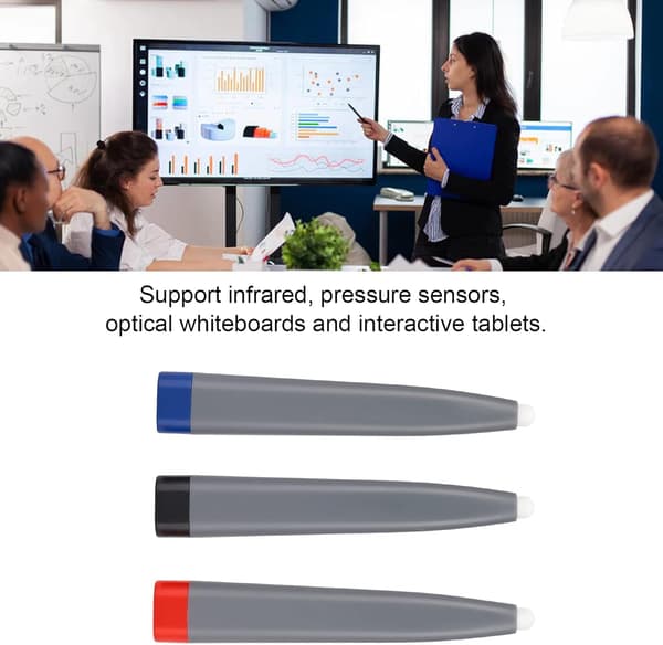 3 stk. styluspenne, interaktiv whiteboardpen til touchscreen Smartboa