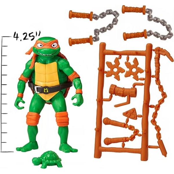 Playmates - TMNT: Mutant Mayhem - Michaelangelo Basisfigur