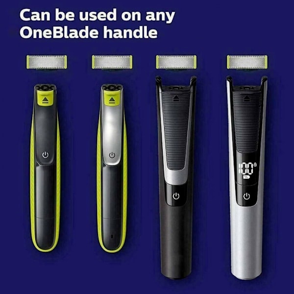 REMAKE 1-10 stk. Philips OneBlade Barberblad Hoved QP2520/QP2630 Erstatningsblad 1 stk.