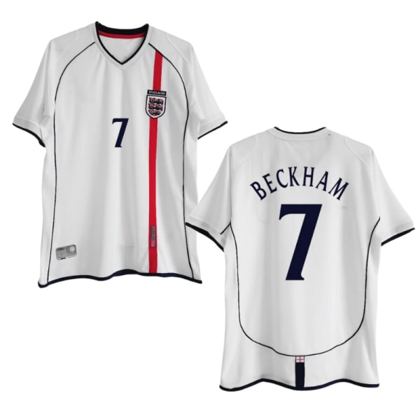 2002 Englannin kotiretropaita nro 4 Gerrard nro 7 Beckham jalkapallopaita L