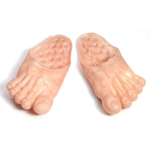 Roliga plastfötter, som visas, One Size