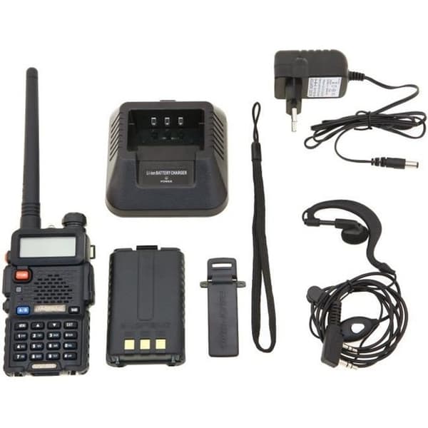Baofeng UV-5R Walkie Talkie FM VHF/UHF Dubbelbandradio, Di - Perfekt