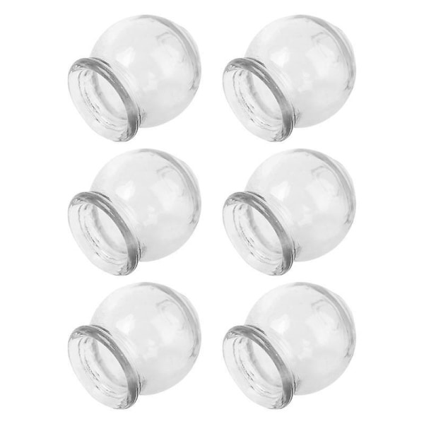 6 st kinesiska koppar glas koppning terapi set koppnings terapi apparat kopp koppar massage eld glas koppning hälsovård