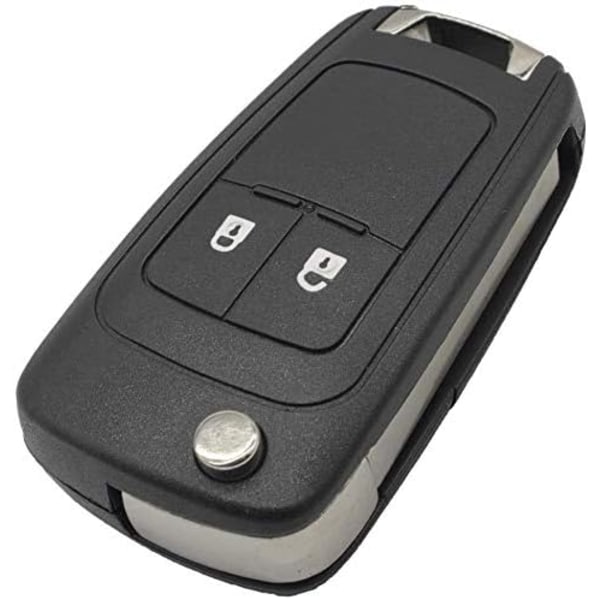 Blank 2-knaps fjernbetjeningsnøgle til Opel Astra Insignia Zafirac bilnøgle