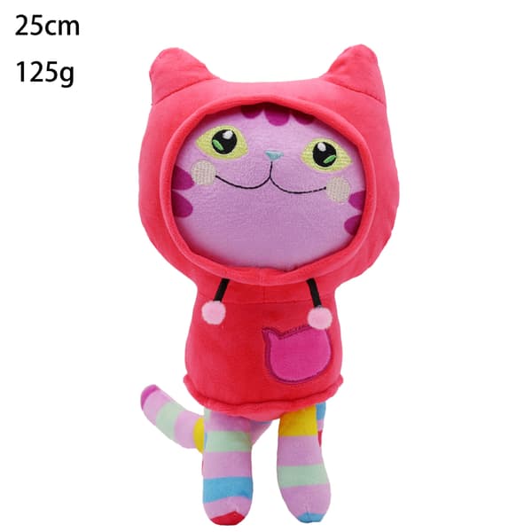 Tecknad Gabby's Dollhouse plyschleksaksdocka Individual vacuum packaging Backpack Cat