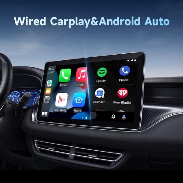 Trådløs CarPlay-adapter til Apple Android USB C hurtig forbindelse Mini Car Play Dongle kompatibel med iPhone Smartphone