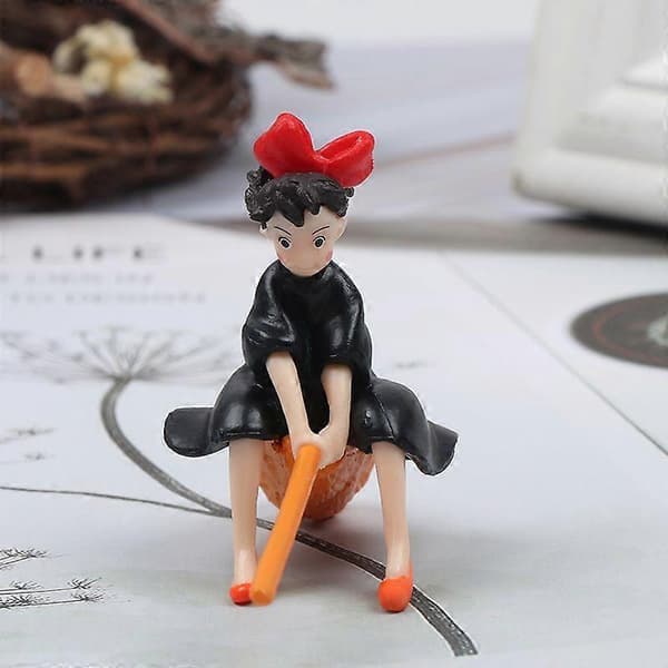5 stk. Kiki's Delivery Service modellegetøjsfigurer modeldekorationslegetøj til børn