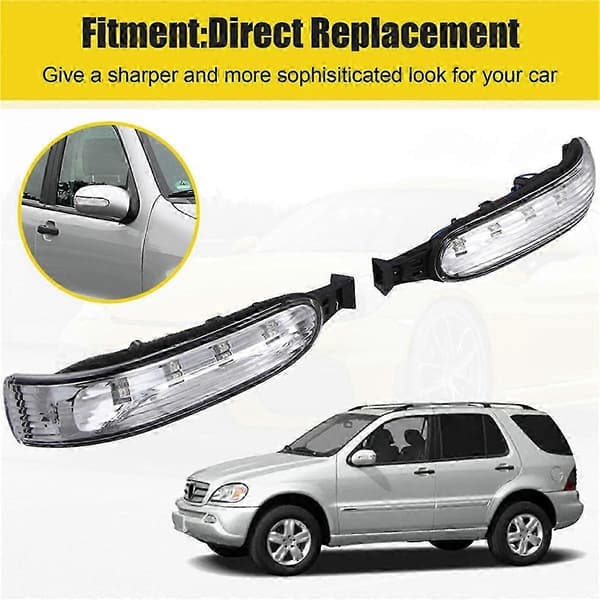 ML-Class W163 2002-2005 Sidospegel LED Indikatorlampa Blinkers A1638200521