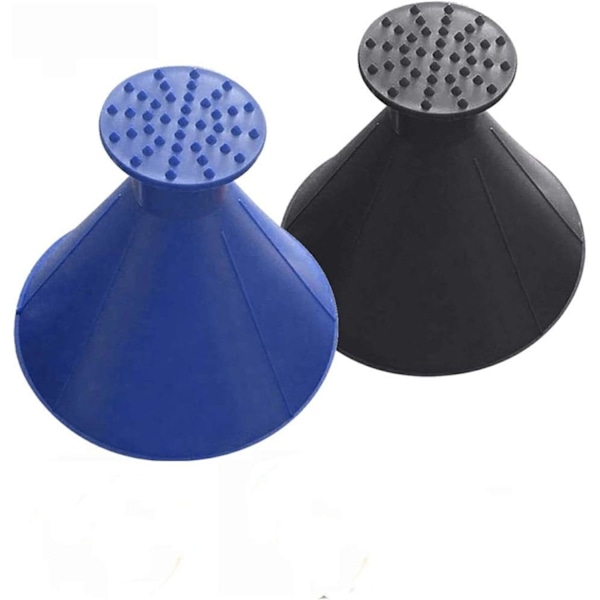 Rund konform multifunksjonell isskrape - Stil 1 - 2 stk Style 1 - 2 Pcs Blue&Black