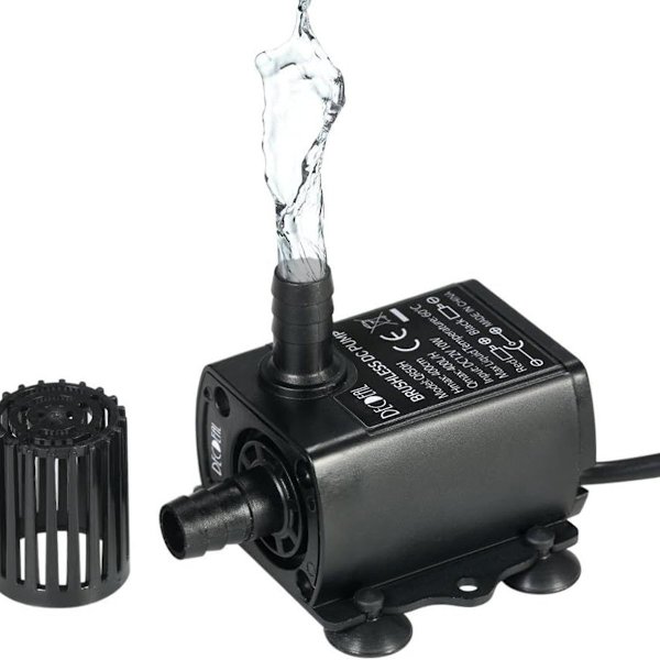 DC12V 5W Ultra Hiljainen Mini Harjaton Vedenpumppu Vedenkestävä Uppoava Suihkulähde