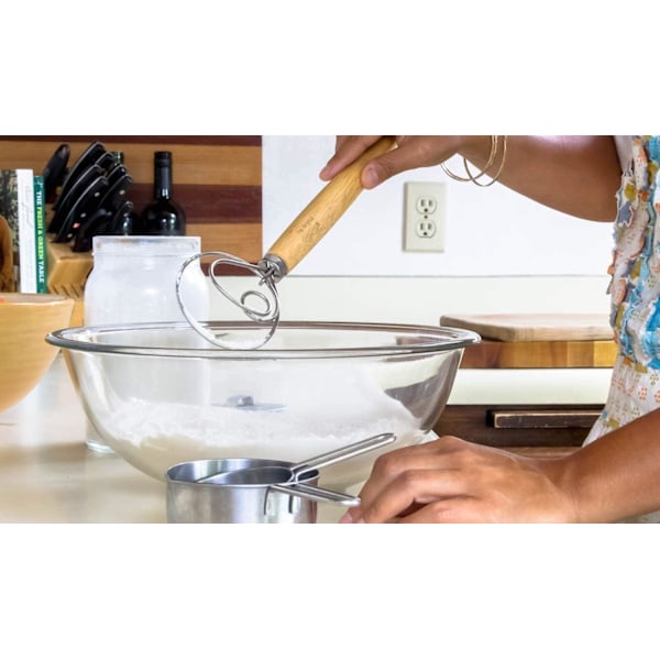 Den Originale Danske Dejmixer - STOR 34,3 cm Rustfrit Stål Du