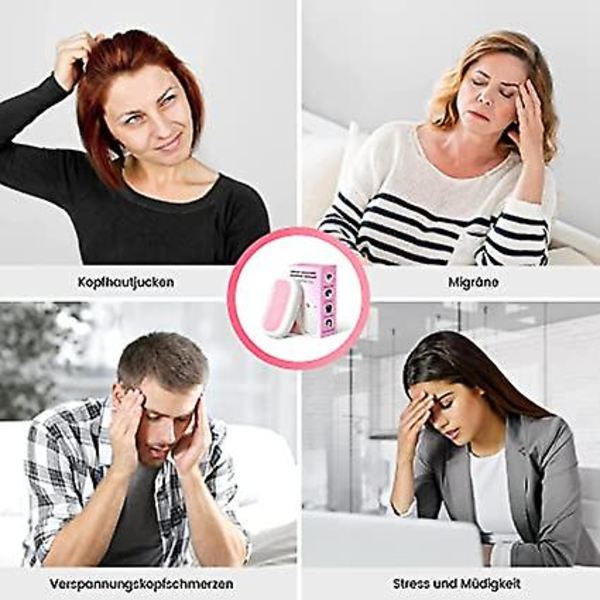 Elektrisk Huvudmassager för Scalp Massage, Vibrerande Scalp Massager för Stressavlastning