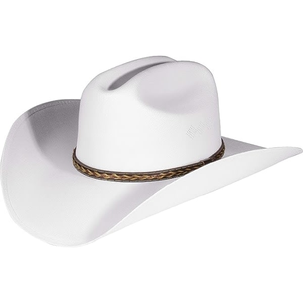 Cowboyhatt Stetson Style Sommer Western Ridning Bred Brede Cap Blå