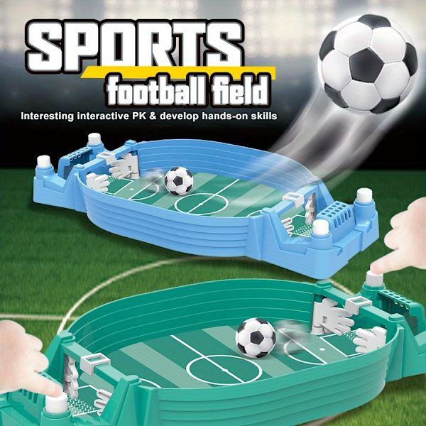 Mini bärbart bordsfotbollsspel för resor Red