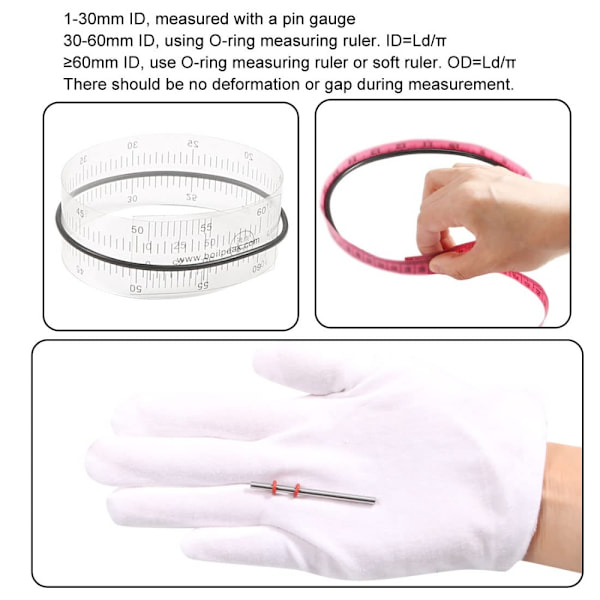 10 kpl O-rengas tiivistesarja 16MMX19MMX1.5MM 16mmx19mmx1.5mm