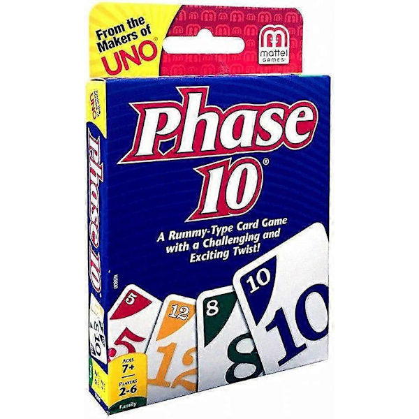 Phase 10 Kortspel, för 7 år +