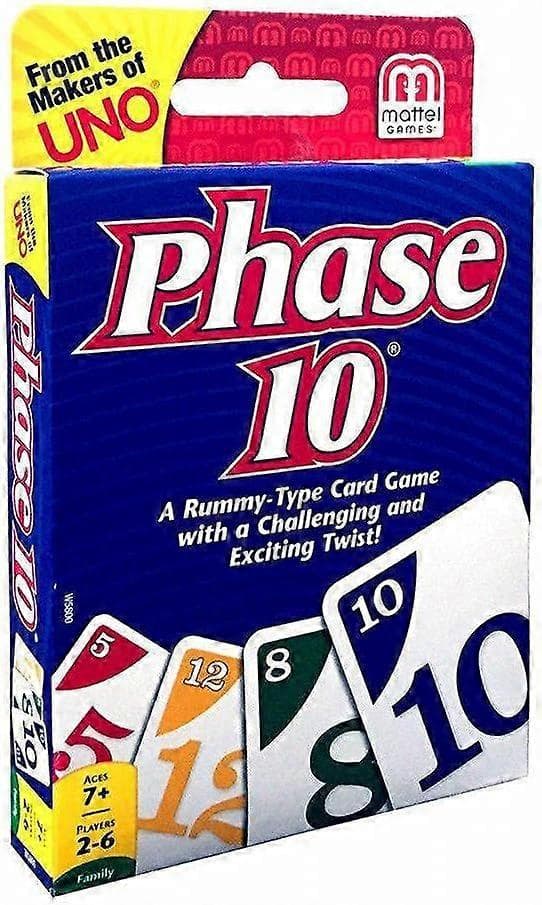 Phase 10 kortspil, fra 7 år +