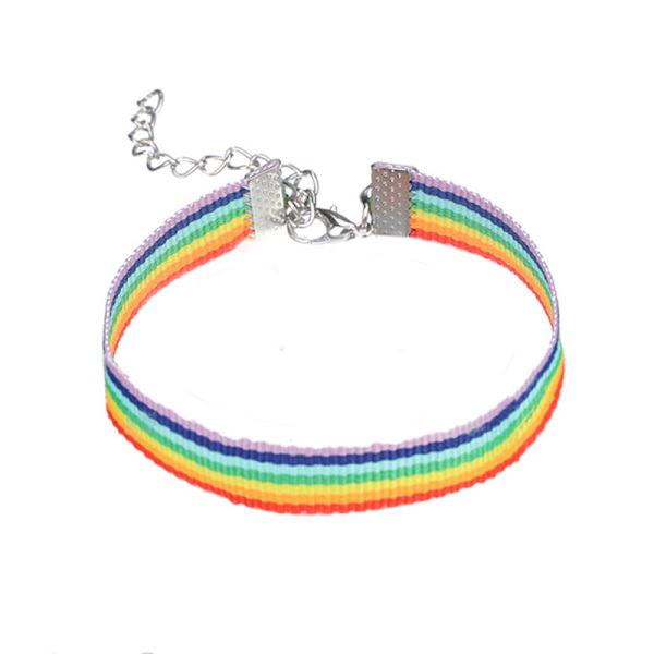 6 stk regnbue armbånd for menn, gutter, lgbt regnbue