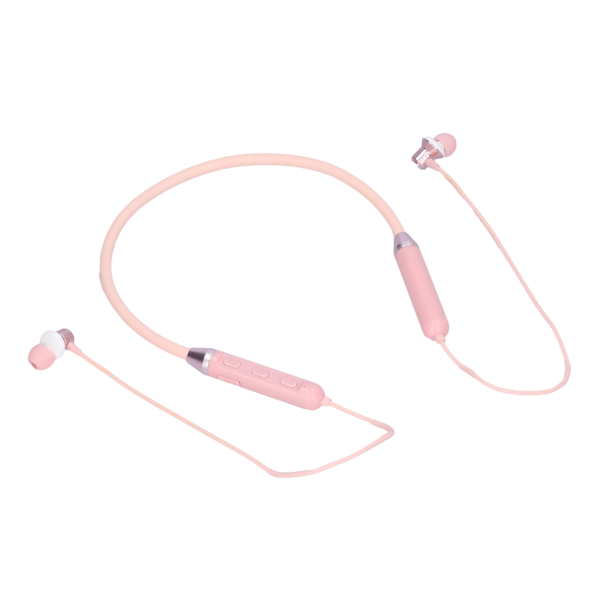 Kaulaan asennettavat Bluetooth 5.1 -kuulokkeet, langattomat, melua vaimentavat urheilu- ja matkapuhelinkuulokkeet, pinkki