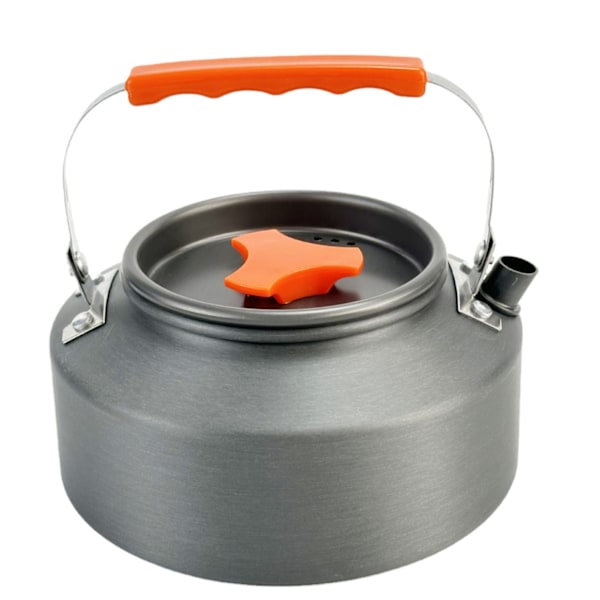 Utomhus vattenkokare camping tebryggning speciell vattenkokare portabel gasspis teservis picknick tekanna camping öppen eld 1.1L kettle [with mesh bag]