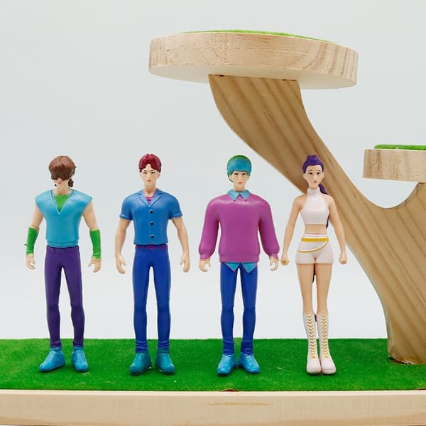 K-pop Devil Hunter Actionfigurer: Derpys, Tiger, Rumi, Mira, Zoey - Den perfekta presenten för fans! 8pcs