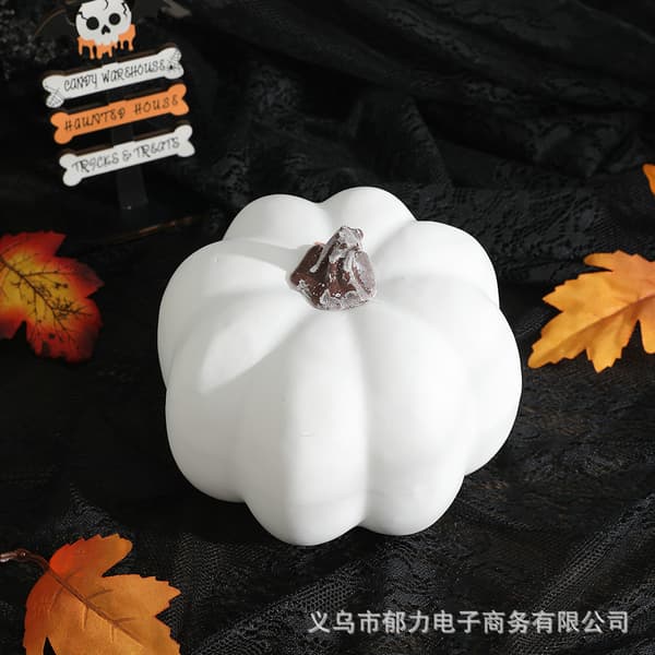 Kunstige græskar til Halloween og høstdekoration, skumsimuleringsgræskarmodeller i 7 stilarter 2