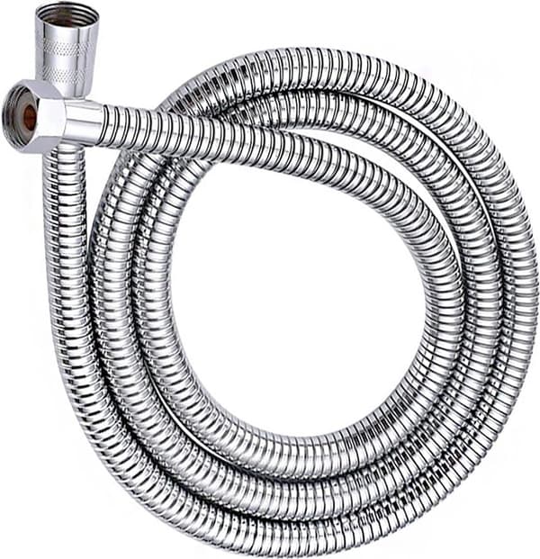 2m bruseslange i rustfrit stål - Fleksibel universal anti-twist bruserør 200cm - Erstatningsslange til håndbruser