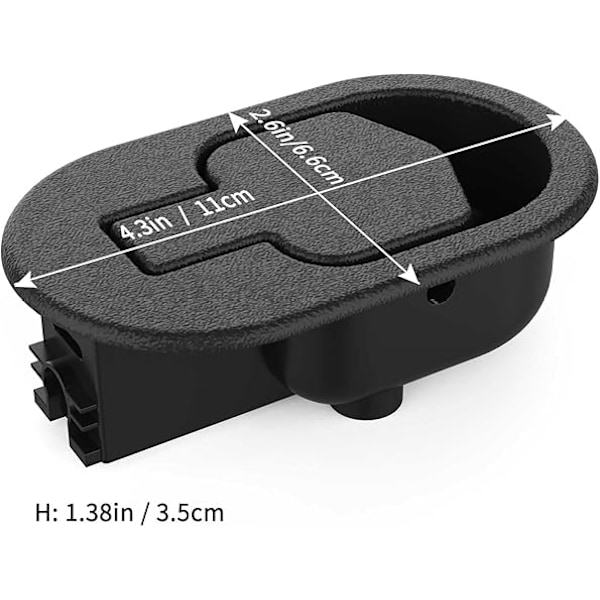2 kpl Lepotuolin varaosat, kestävä lepotuolin vapautuskahva - 120 mm